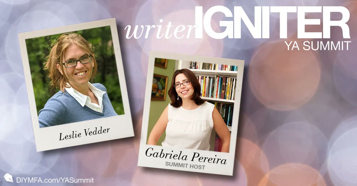 DIYMFA's tweet photo. Hey word nerds! The next episode of the #WriterIgniter YA Summit is now available. Listen to @AuthorGabriela and @leslievedder discuss how to get readers hooked from the beginning of your book. Sign up here: https://t.co/BXaK4ass1m https://t.co/Pm1AmIXirB