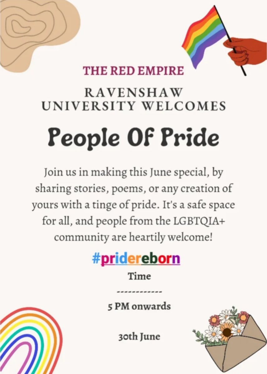 _TheRedEmpire_'s tweet photo. Come join us and make this event meaningful with your creativity.
Venue: Front lawn
#pridereborn
#PRIDE 
#theredempire https://t.co/lCcBhVYnwS