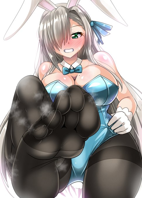 足裏のニオイを嗅がせてくれるバニーアスナちゃん(ˇωˇ)
#過去めび環絵 