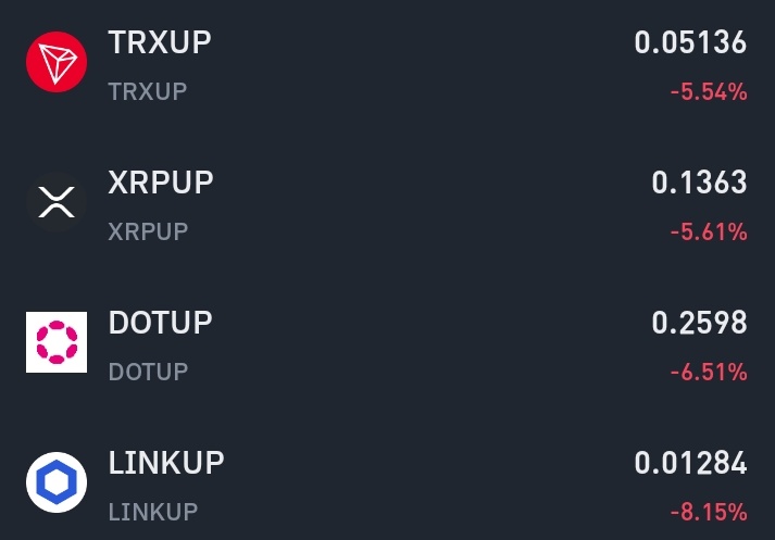 Manucoincripto's tweet photo. @garysua06057709 @MARCIANOPHONE En binance por ejemplo te vas a la zona de etf ,y buscas linkup y los compras y ya https://t.co/cXQuOAY6l5