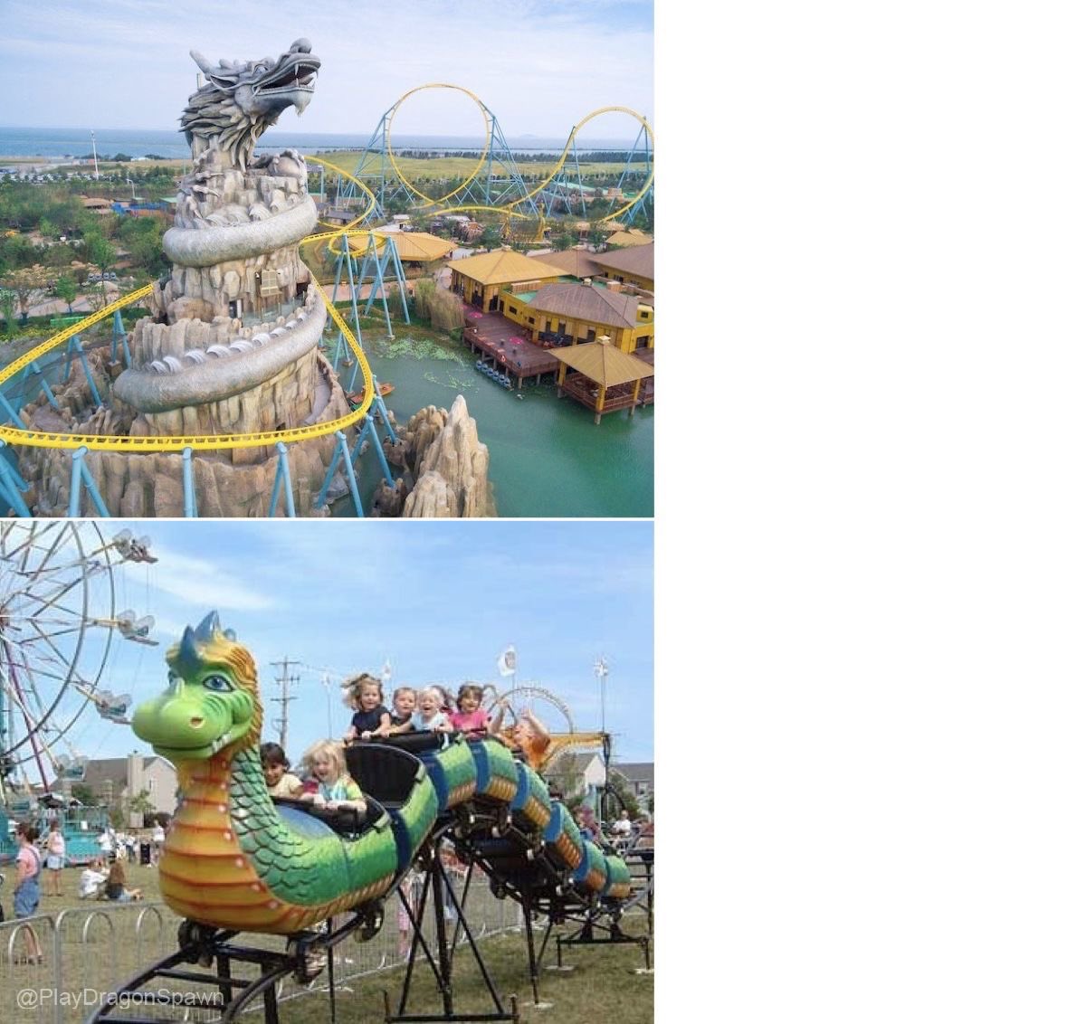 PlayDragonSpawn's tweet photo. Best meme wins a custom Flappy skin 🐲
RT with your submission to be entered 🔥

glhf dragons ✨

(also p.s. who remembers that bottom ride? feel like it gave every kid whiplash)

#MemeContest #FreeNFT https://t.co/QiLLMiCF2z