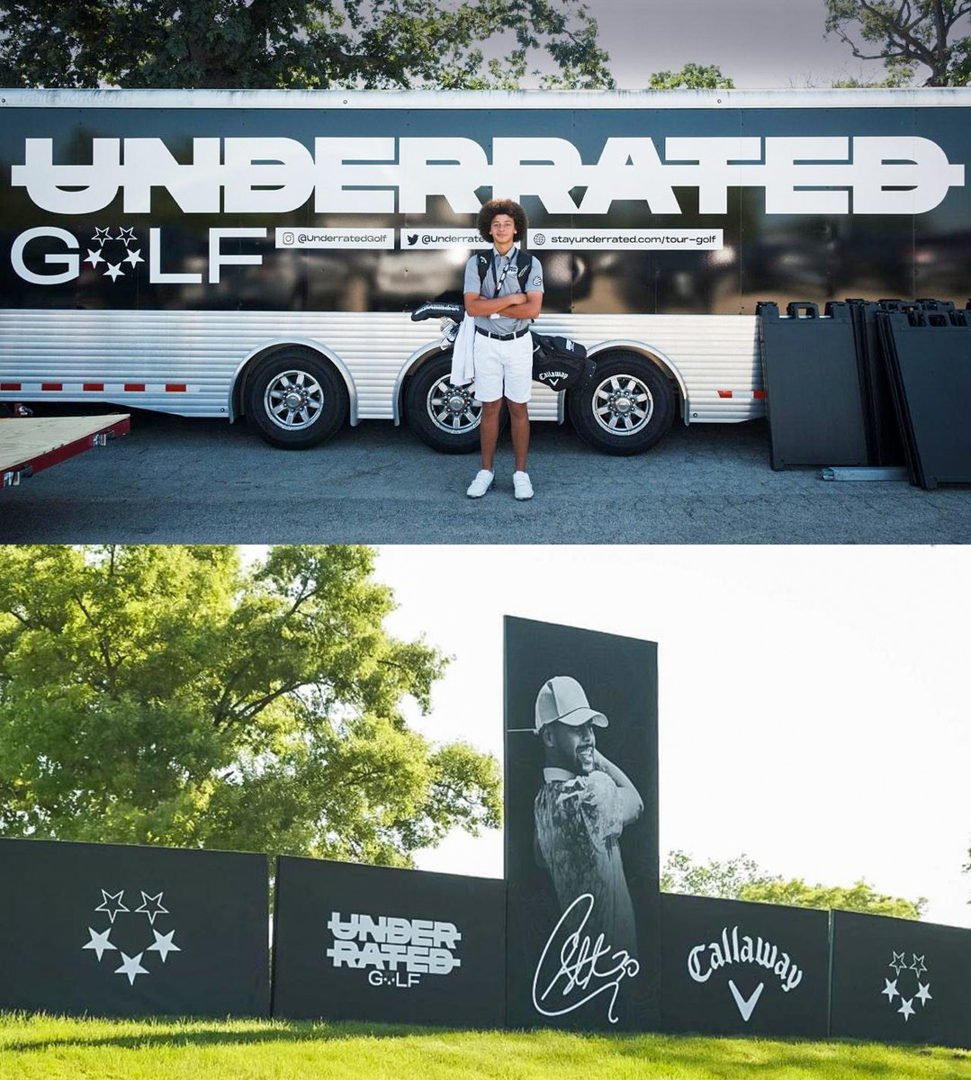 Days after winning Finals MVP, Steph Curry launched the Underrated Golf Tour this week ⛳️

Chicago, Phoenix, Tampa, Houston, &amp; San Francisco will each host 60 boys and girls at top venues for free.

"Our tour provides a platform of equity, access &amp; opportunity.” - <a href="/StephenCurry30/">Stephen Curry</a>