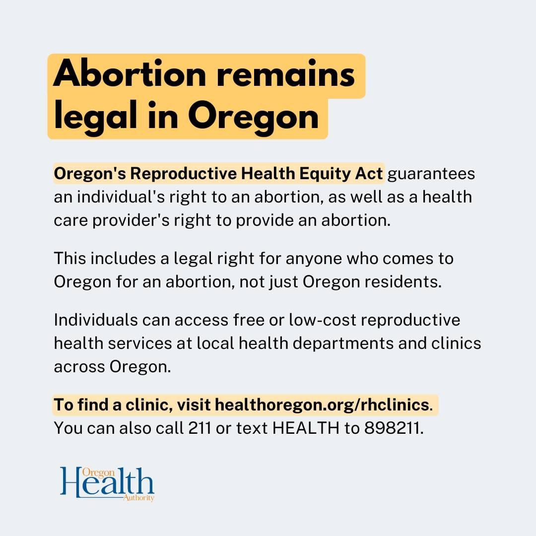 I have a spare room. I also have access to people who got your back in getting to and from a clinic along with crisis care. Because it’s your goddamn choice! If this is something you or someone you know needs, reach out. 
eric@hopshoovesandhumanity.org

ow.ly/wKo750JGYjN