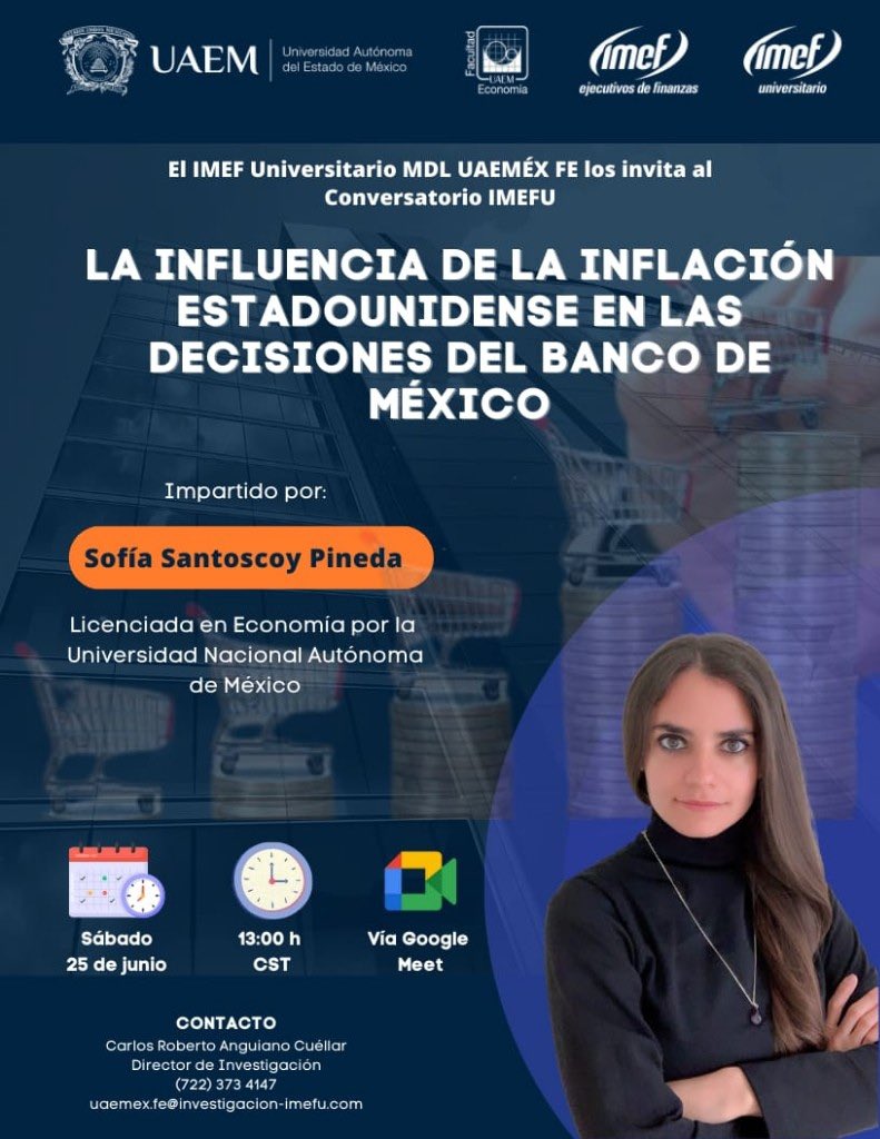 sofissy's tweet photo. ¡ L@s espero !

@IMEFOficial @imefuniv @bursametrica https://t.co/vNwFIn6XSj