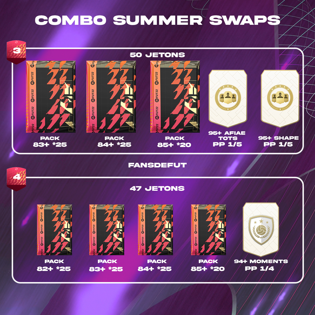 Platinside's tweet photo. Allez cadeau c'est pour vous, voici les 8 combinaisons pour les swaps d'été 🌞✅

RT &amp; ❤️ pour informer un max de monde ! 🤝 https://t.co/yt3MFqthf4