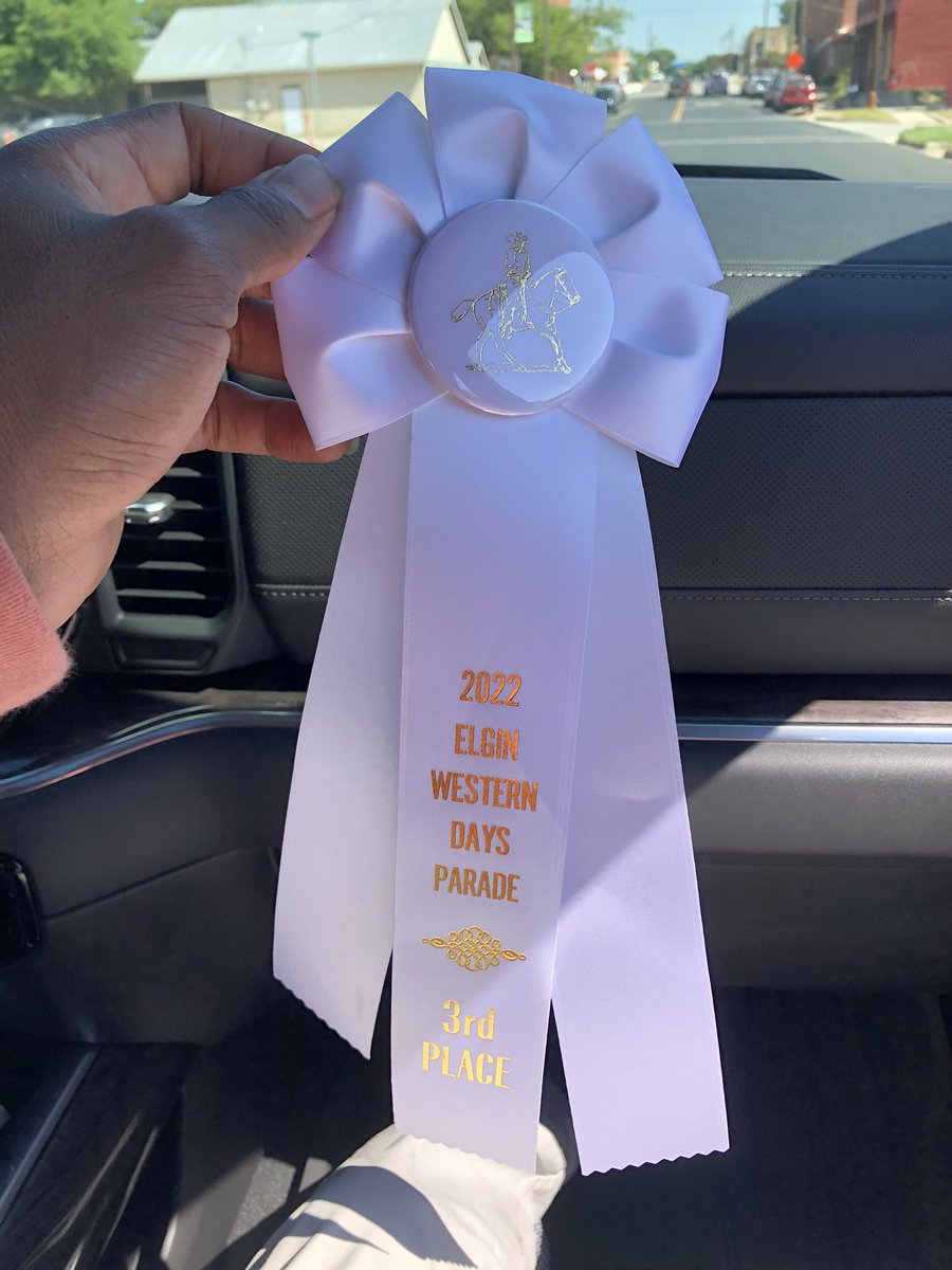 PastorDJNixon's tweet photo. #FreedomTempleStrong We got 3rd place in the Western Day Parade in Elgin, TX this morning. 🎊 https://t.co/y3YhE14Ieb