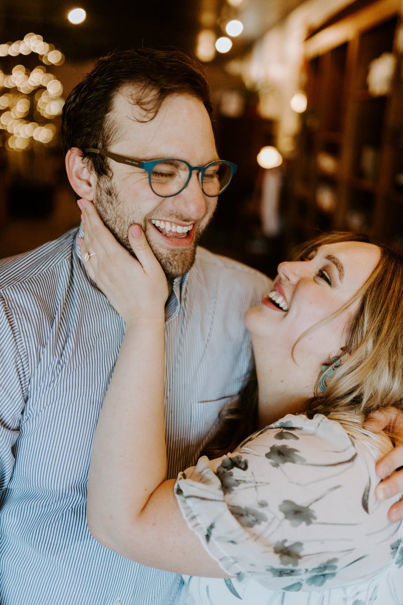 sarahbannonPhD's tweet photo. Silver lining to this week included a celebration of a special moment for @jackiebannonPhD - it’s such a JOY to see your happiness with each other and mutual ability to embrace silliness and humor 🤡💛🤡 https://t.co/DpFJW2XYll