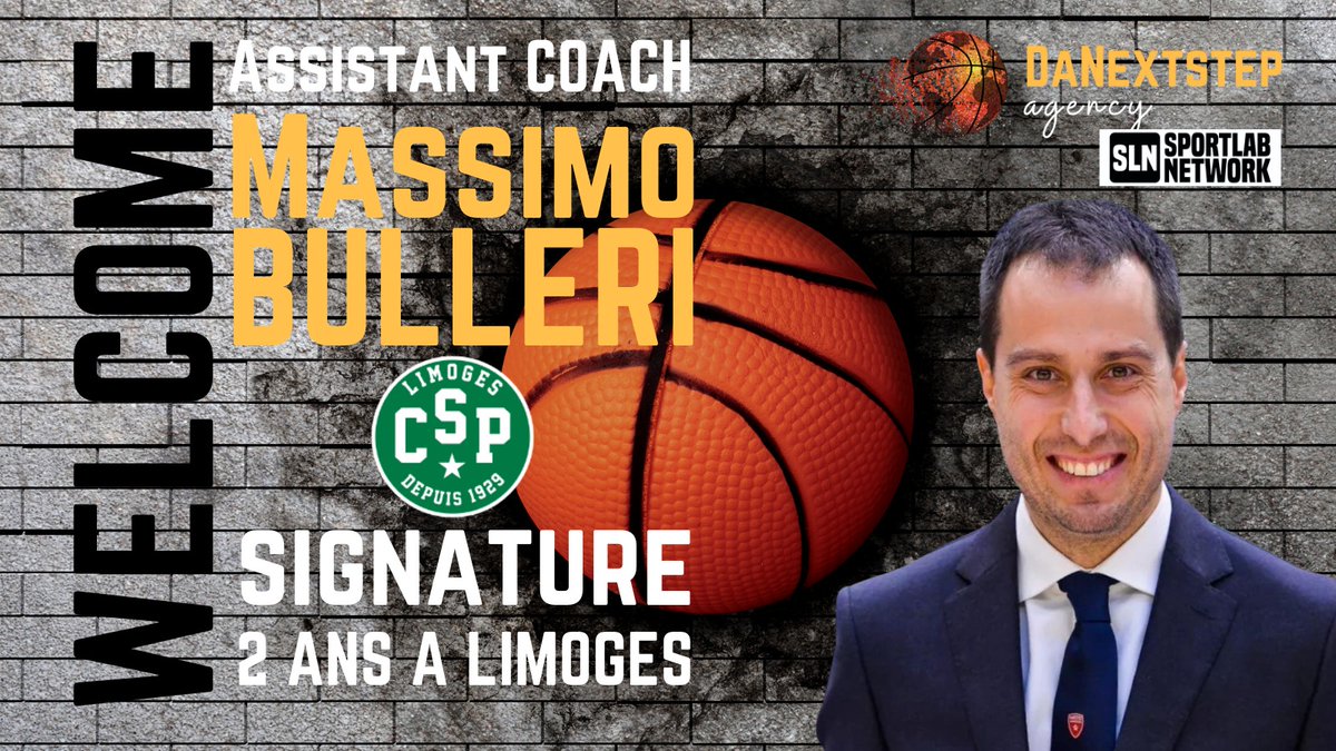 CondouantDav's tweet photo. L'assistant coach italien Massimo Bulleri signe pour deux saisons au @limogescsp .
#DaNextstep https://t.co/qSqoUcEqqI