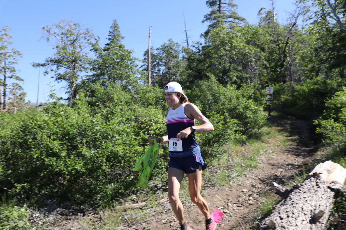 In 9th at mile 24 is Katie Asmuth who is 3:15 off the lead. #WS100
