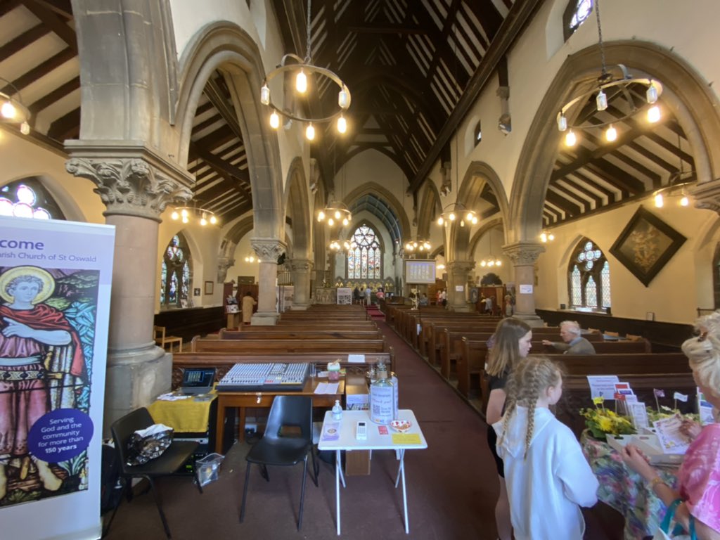 FerreyMennim's tweet photo. Heritage Weekend at St Oswald’s Church, Fulford and everyone got a go. Tours tomorrow by F&amp;M! @StOswaldsYorkCh @stoswaldsyork #Fulford #York #MBmasonry @DioceseOfYork https://t.co/RdVEbwh2YY