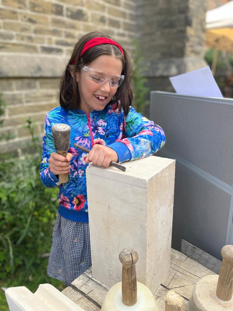 FerreyMennim's tweet photo. Heritage Weekend at St Oswald’s Church, Fulford and everyone got a go. Tours tomorrow by F&amp;M! @StOswaldsYorkCh @stoswaldsyork #Fulford #York #MBmasonry @DioceseOfYork https://t.co/RdVEbwh2YY