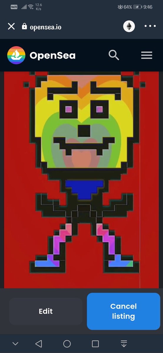 Just_nft_6's tweet photo. @stickytoffita 4 second nft art work https://t.co/HKb9i1Tm2v