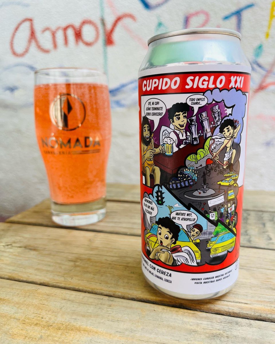 #CupidoSigloXXI #Hidromiel #Cereza #CerveceriaNomada #CDMX #México 

#Cerveza #CervezaArtesanal #Bier #Cervesa #Biere #Birra #Cerveja #Beer  #CraftBeer #ComeYBebeCerveza #MaríaLupulo