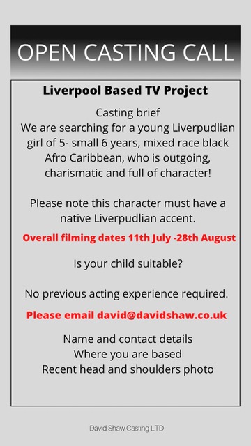 David Shaw Casting (@davidshawcdg) on Twitter photo 