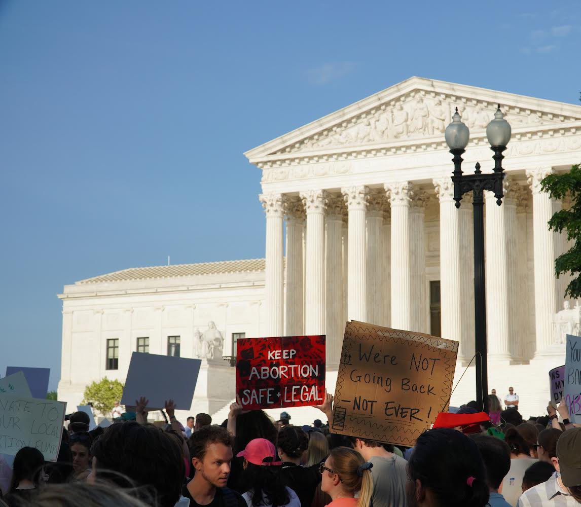 EQDGpride's tweet photo. EQDG condemns the Supreme Court’s decision to reverse the 1973 Roe vs. Wade ruling. We are outraged and deeply disturbed by this blatant disrespect for previously secured individuals’ rights in our country. This decision harms the rights, privacy, and safety of women and (1/3) https://t.co/UAdN4yZcOc