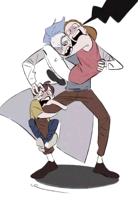#RickandMorty 
画了summer😘 