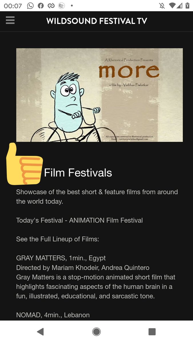 scientist_mum's tweet photo. Festival program-official selection of the best animations from Germany, Greece, India, USA, Australia #Microtoons π₯³, Lebanon & Egypt!
#cell #microbiology #haematology #immunology #story #autistic #redbirdcreative #science #STEAM #animation #SciComm #rinafu #filmfestival #global https://t.co/QAdiuGUvCk