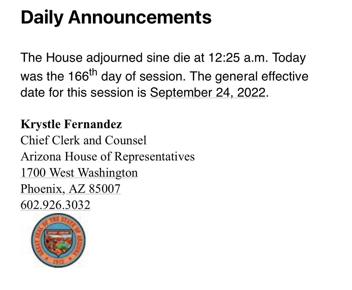 RichCAndrade's tweet image. This is the official announcement.  To the constituents of #LD29, it was an honor to represent you, Az Veterans, Union Sisters and Brothers, Educators and for all working families.  I voted for you, not special &amp;amp; corporate interests &amp;amp; my voting record reflects who I stood with.