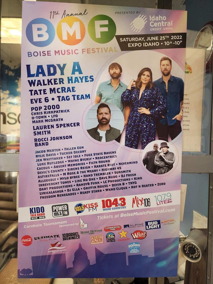 BMF‼️‼️‼️‼️‼️🎶🎶🎶

Who’s coming out today?! 🙌🏽🎤

<a href="/BoiseMusicFest/">Boise Music Festival</a> is gonna be hype!🤩

#Idaho #Boise #BoiseState #BoiseMusicFestival