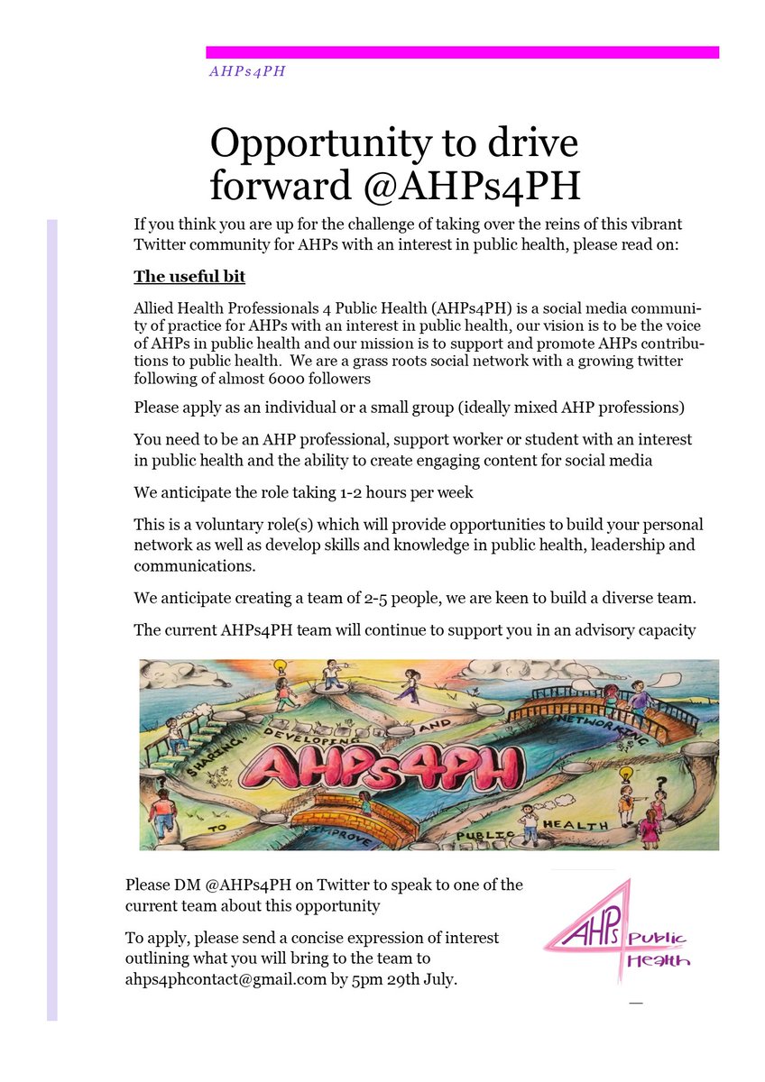 AHPs4PH (also on LinkedIn) tweet media