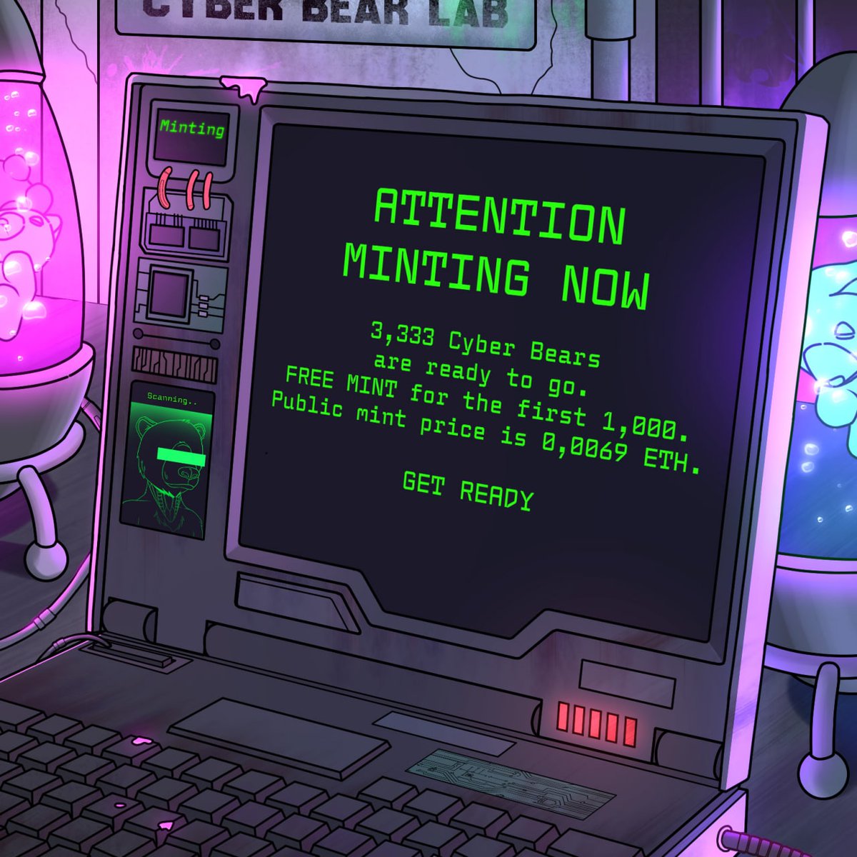 Okay Cyber Bears (FREE MINT NOW) tweet media