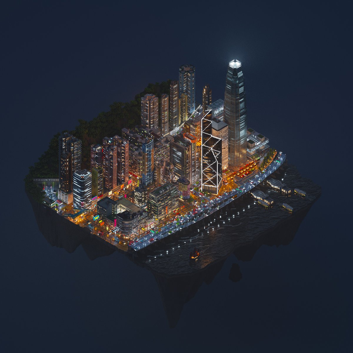 Enjoy the summer air with an evening stroll through CryptoCities #035 -  Hong Kong by <a href="/Perspektyma/">Perspektyma</a>