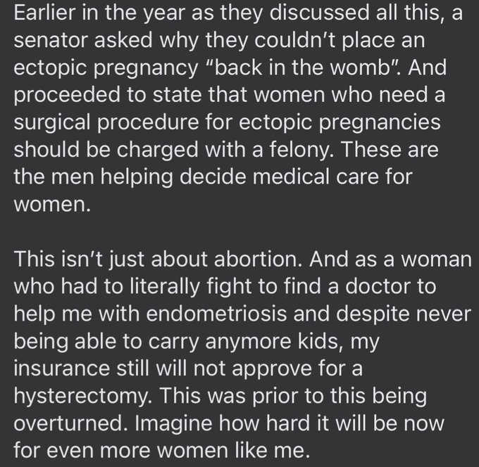 A Facebook comment I came across that made my insides turn #RoeVsWade https://t.co/5ypTKXOhye<a href="/tag/roevswade"class="tags"><span>#roevswade</span></a>