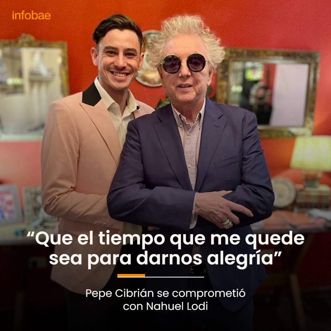 Pepe Cibrián se comprometió con Nahuel Lodi: “Que el tiempo que me quede sea para darnos alegría”
bit.ly/3ymw4pn