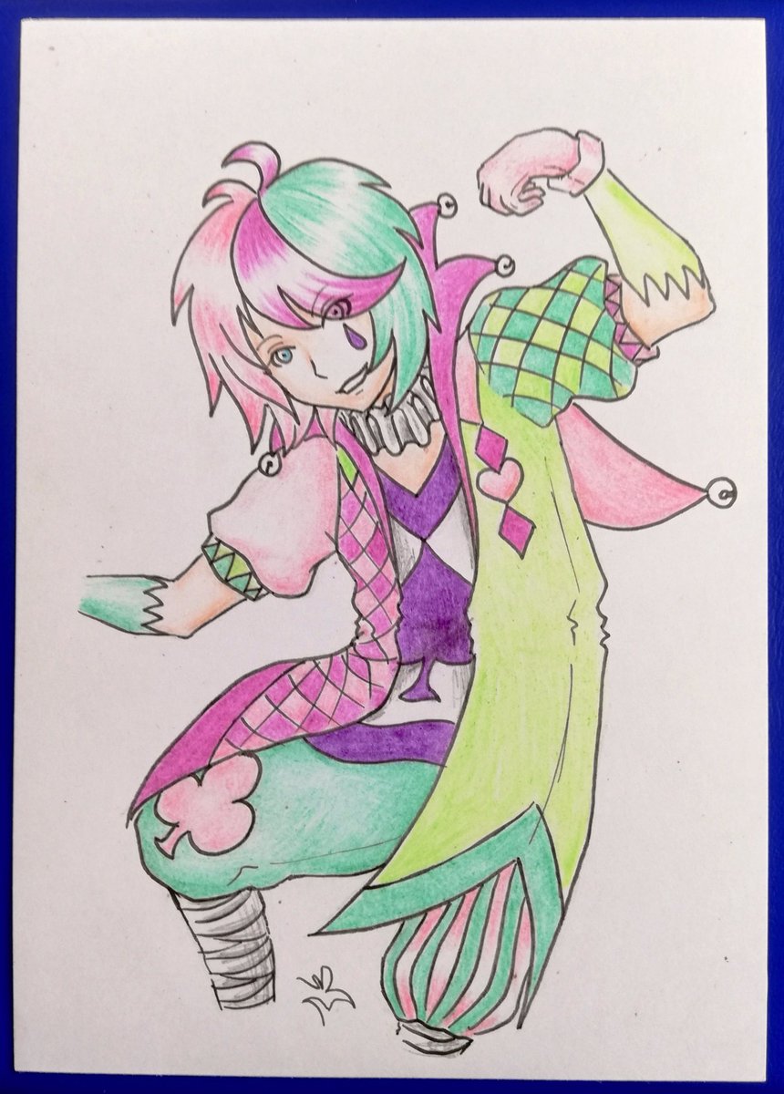 Sijuruth's tweet photo. OC Jester

Life is more fun when you don't take it too seriously.

#owncharacter #joker #art #artwork #drawing https://t.co/vwJEcWRr1G