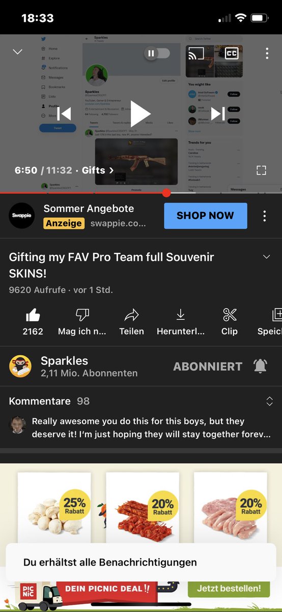 rushhulkk's tweet photo. @SparklesCSGOYT Gl to everyone https://t.co/Uk5QmVIgPG