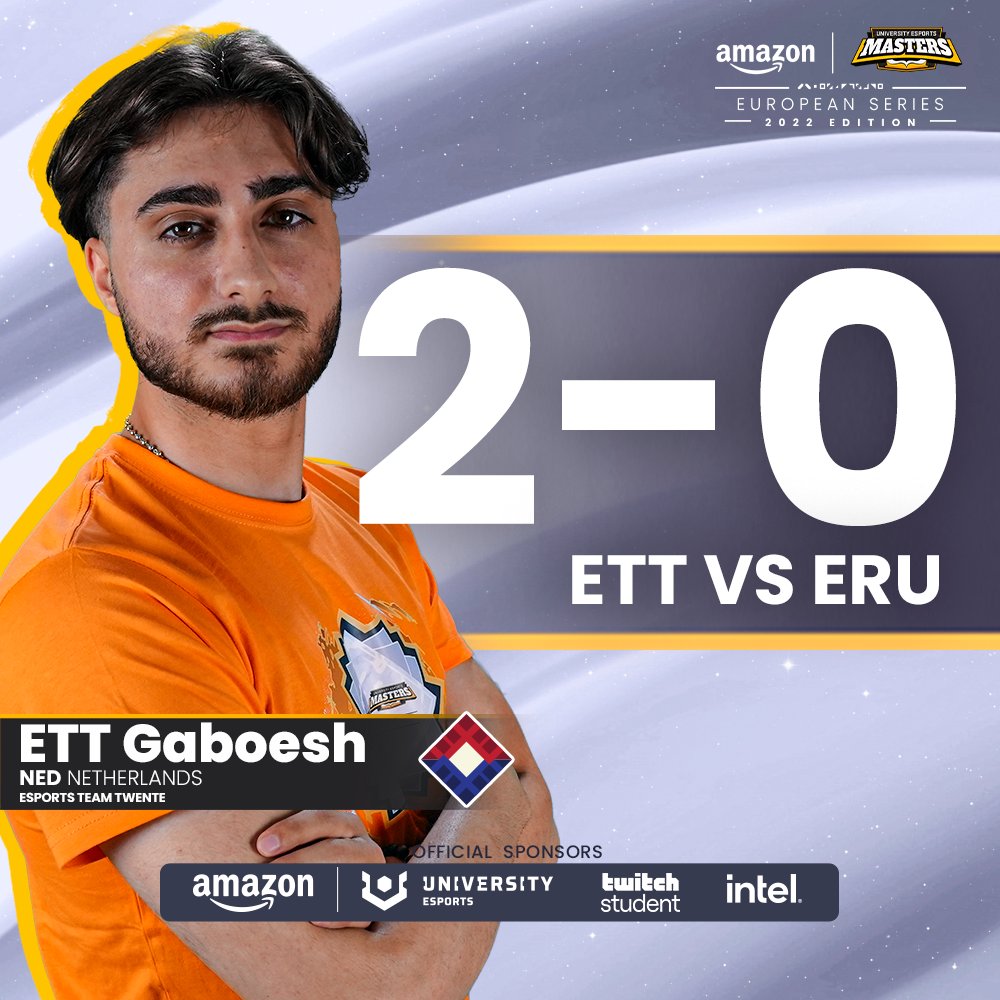.<a href="/EsportsTwente/">Esports Team Twente</a> STOMP their way to a 2-0 👏👏

The Dutch side fought their way back in game one, and then left their opponents in the DUST for game two 🧹

They will face off against AZS AGH for 1st place TOMORROW! 👀