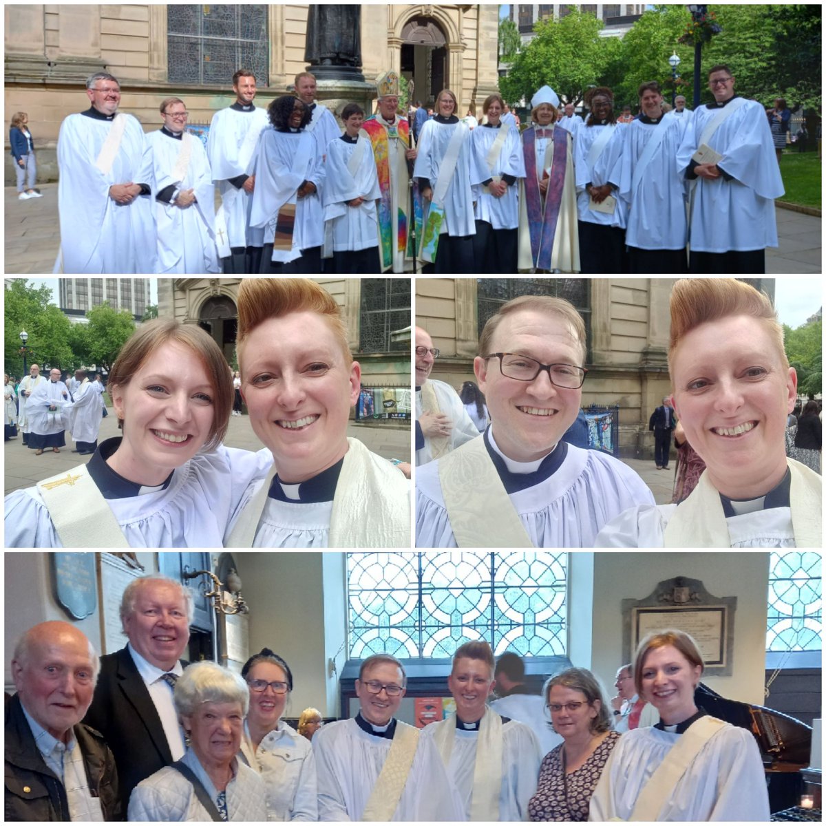 StChadsRubery's tweet photo. Congratulations to Rev @_ChloeHewett and Rev @thomaswruston on their ordination as Deacon today - Tom leaves St Chad's to serve his curacy at St Matthew's Perry Beeches and Chloe joins us as Curate from St Mary's Moseley! https://t.co/niy0C6Y3hY