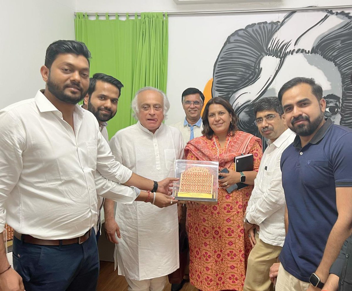 SupriyaShrinate's tweet photo. Took formal charge as Chairperson Social Media and Digital Platforms today. Excited to work with the wonderful team to strengthen our narrative and defend the values of India and her people. Travel delayed assuming responsibility but can’t wait to get started. The game is on! https://t.co/cXXdhBrXyG