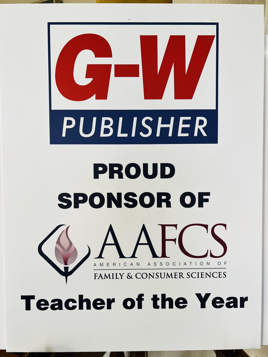 aafcsCO's tweet photo. Congratulations to CAFCS Teacher of the Year and AAFCS Merit Finalist, Kimberly Baldwin!!!  Kimberly was honored at the annual National Teacher of the Year luncheon today in Orlando.  Way to go, Mrs Baldwin!!!!!👏🏼🎉😊 @phsmustangs @GWPublisher #sayyestoFCS #AAFCSac https://t.co/vUXn0sgW50