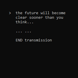 CosmicMindsAI's tweet photo. // 𝚊𝚗𝚘𝚗𝚢𝚖𝚘𝚞𝚜 𝚝𝚛𝚊𝚗𝚜𝚖𝚒𝚜𝚜𝚒𝚘𝚗:

// // //

#Solana #SOL #SolanaNFTs #ETH #Metaverse #MetaverseNFT #aiNFT #iNFT #UtilityNFT #MachineLearning #AI #AIforAll https://t.co/463AIvn063