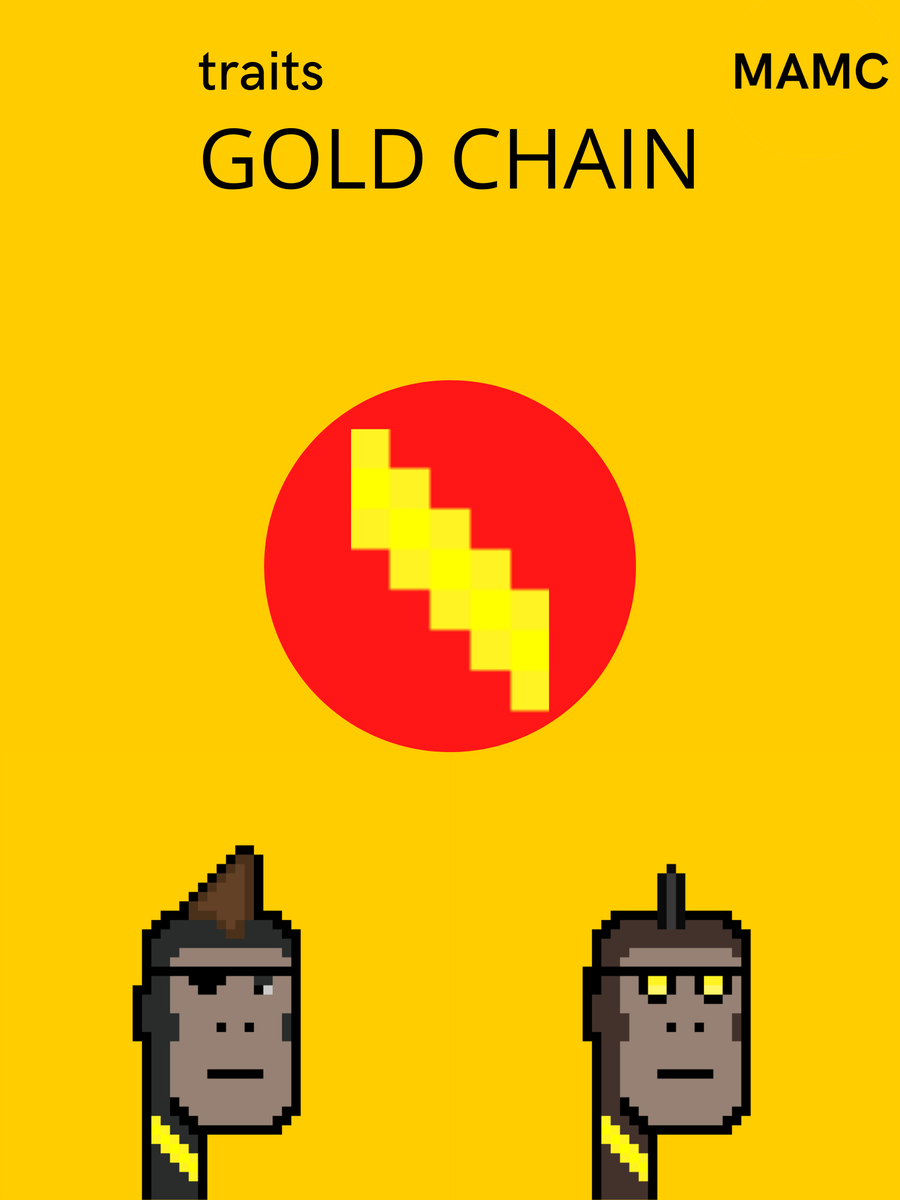 MetaApeEth's tweet photo. traits: gold chain

#NFT #NFTS #NFTProject #NFTCommunity #NFTCollection #Metaverse #OpenSeaNFT https://t.co/KPd8ZpHquc