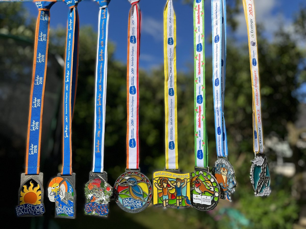 suesroka's tweet photo. @SolsticeSaunter Love my Saunter medals xx ❤️ https://t.co/6wexBX5sRL