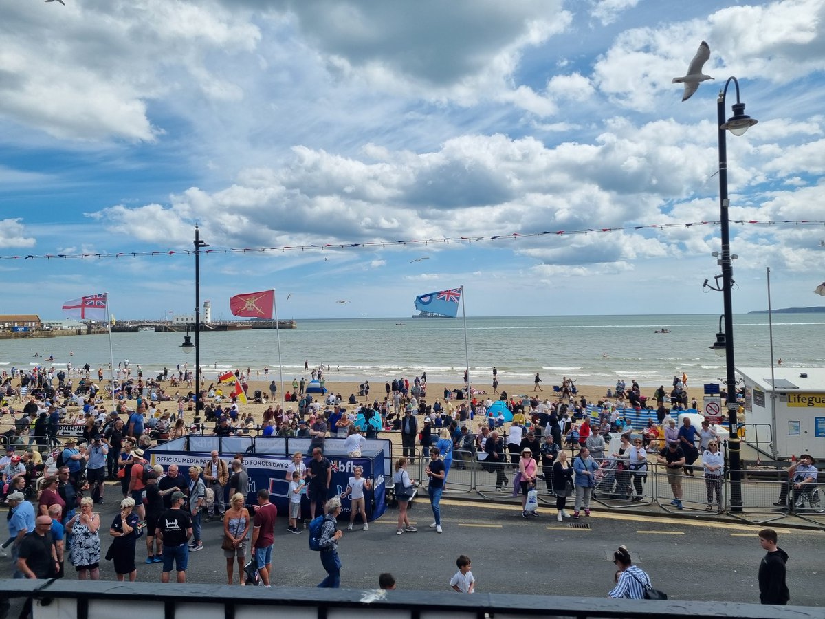 What an amazing day!!  Thank you to those involved in supporting us today, particularly the various husband's, <a href="/JessaLiversidge/">Jessa Liversidge</a> and Malcolm.

Thank you to the crowd for waving and joining in! 

🎶💜🎶

#ArmedForcesDay2022 #Scarbrorough #MWC #Choirs #StrongerTogether
