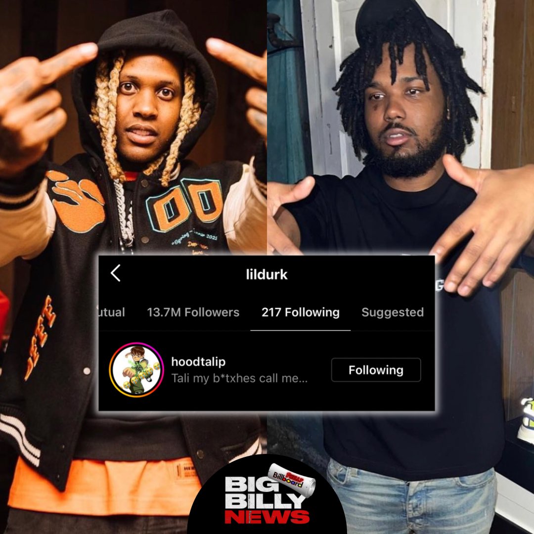 Looks Like Lil Durk Just Followed #HoodTali. Is Philly Finally Getting The Recognition It Deserves ? 🗞