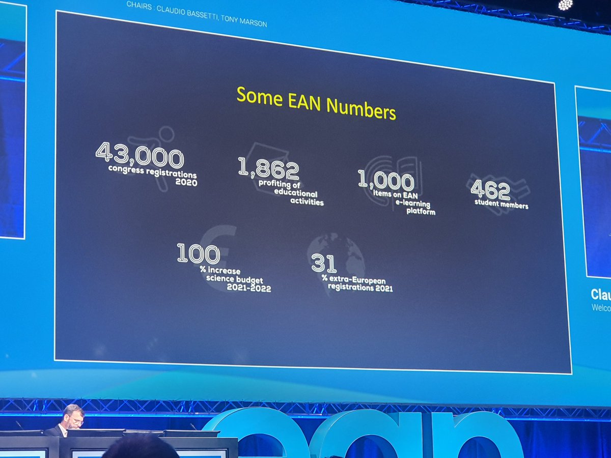 Excellent and impressive numbers of the <a href="/EANeurology/">European Academy of Neurology</a> !!!! #thehomeofneurology #ean2022