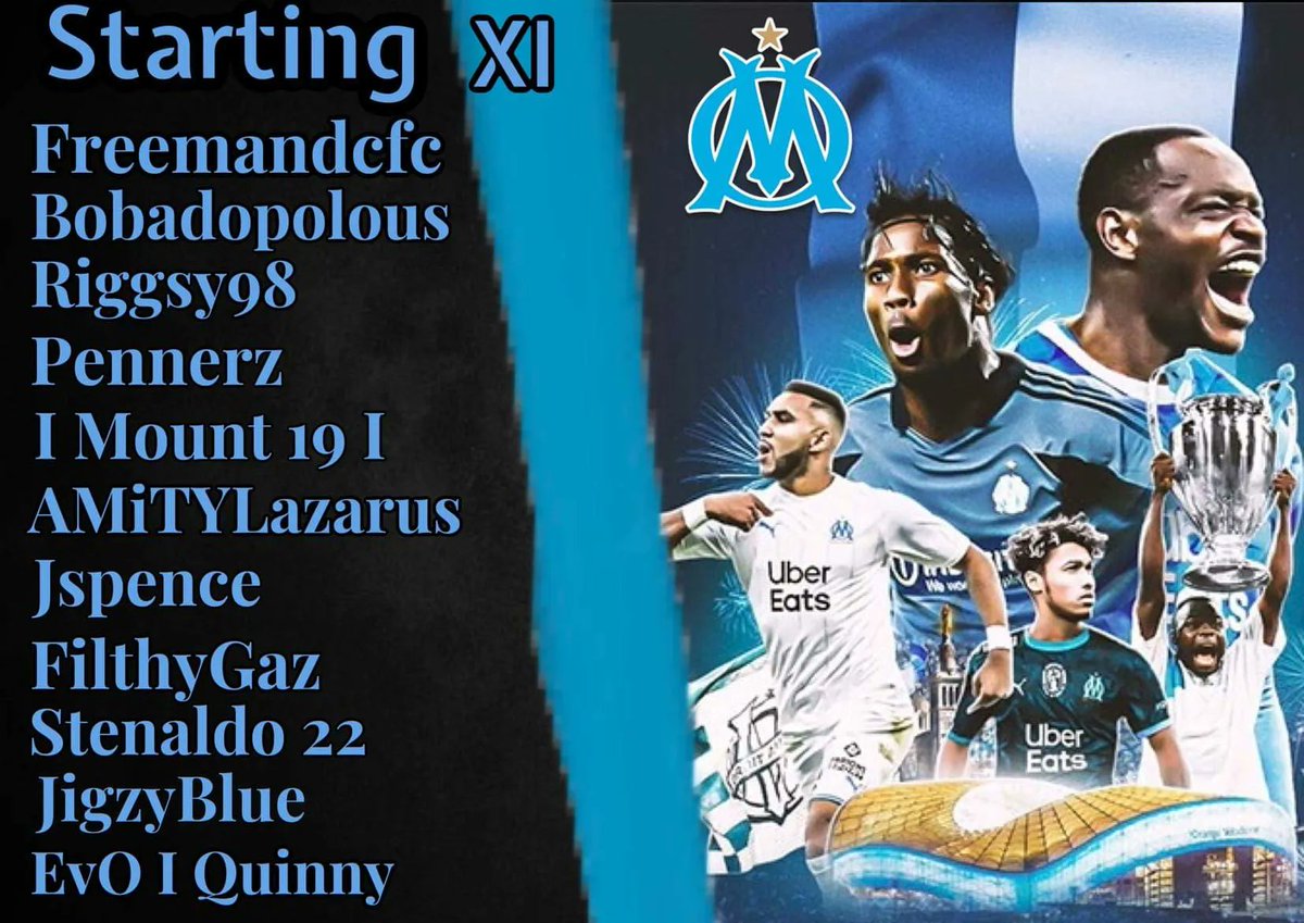 Team sheet for tonights games v Chelsea and Atletico Madrid <a href="/TheVFL_/">VFL</a>