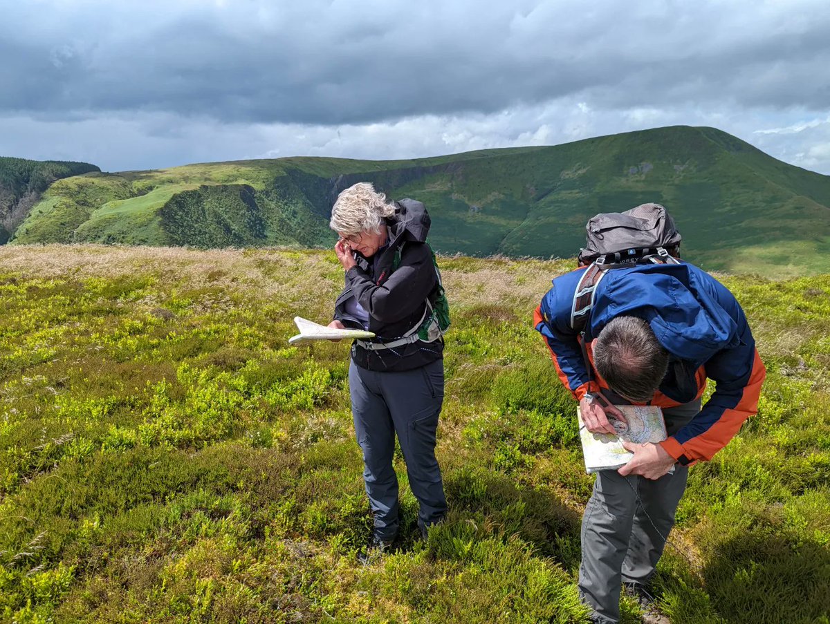 Much better weather than expected today on day 1 of the <a href="/nnas_uk/">NNAS</a> Silver Award. Foel Dinas giving the perfect location to consolidate knowledge first thing then branch out into fewer linear features, more pacing and timing. Then onto bearings and back bearings. Love #navigation ❤️