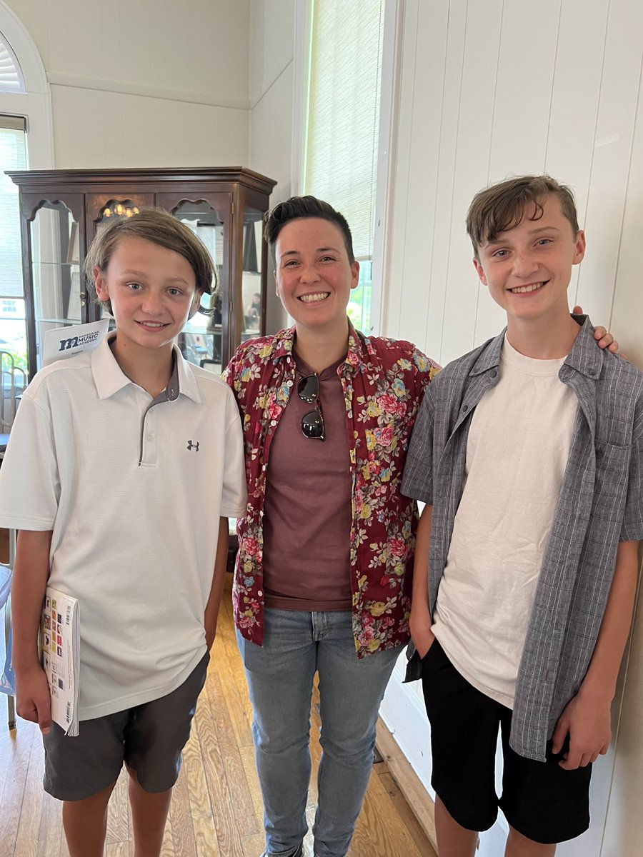 Thank you <a href="/AntrimBands/">Antrim Bands</a> for taking time out of your summer break to support Blake and Braden at their recital today! 🎷🎹It meant so much! 💕<a href="/AntrimSchool/">Tara Weber</a> <a href="/ptbeachsuper/">Will Smith</a>