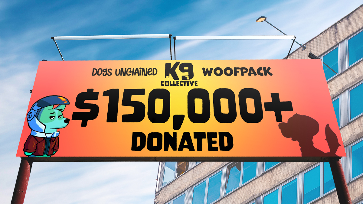We passed a historic milestone this Friday with over $150,000 donated globally to different organizations helping dogs and animals in-need🎇💰🐶💪

Join us on our mission to being #1 community for NFT collectors, dog lovers &amp; IRL dogs on the blockchain ⬇️ 
discord.gg/ft7as79h7D