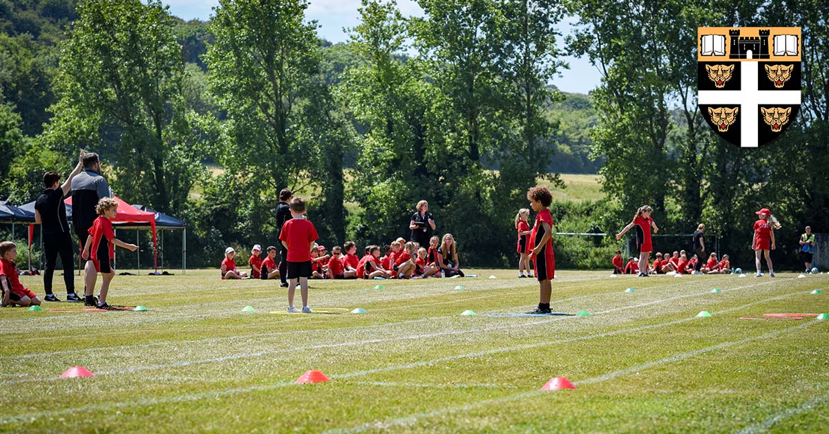 DoverPrep's tweet photo. The weather was perfect yesterday afternoon for our Prep School Sports Day. We were delighted that so many parents were in attendance to cheer on their children. Well done to the staff team, who defeated the parents in the staff vs parents tug of war! https://t.co/sciboSgQD2
