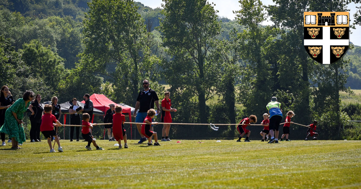 DoverPrep's tweet photo. The weather was perfect yesterday afternoon for our Prep School Sports Day. We were delighted that so many parents were in attendance to cheer on their children. Well done to the staff team, who defeated the parents in the staff vs parents tug of war! https://t.co/sciboSgQD2