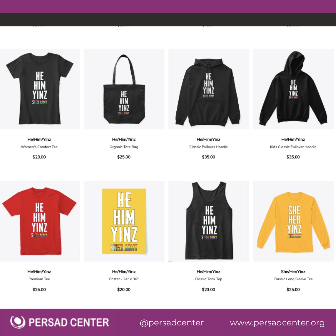 PersadCenter's tweet photo. Persad is proud to be the charity benefactor for the Riverhounds Steel Army! Visit https://t.co/oBsBl1qGjz and check out some of their awesome yinzer merch! 🌈 🙌 #Pride2022
#persad #persadcenter #lgbt #lgbtq #pride #pridemonth #june #prideparade #prideparades #lgbtpridemonth https://t.co/9PPmk9JBiX