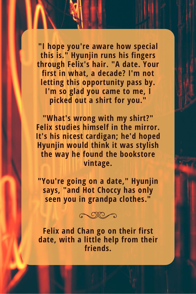 strayrobins's tweet photo. // we see the seasons alter //

✨ chanlix | rated t 
✨ chapter 5/11
✨ urban fantasy | fae &amp; fairies | magic | bookstores | developing relationship | mythical beings &amp; creatures
✨ updates weekly on ao3!
✨ link below https://t.co/rDcMxBf3UB