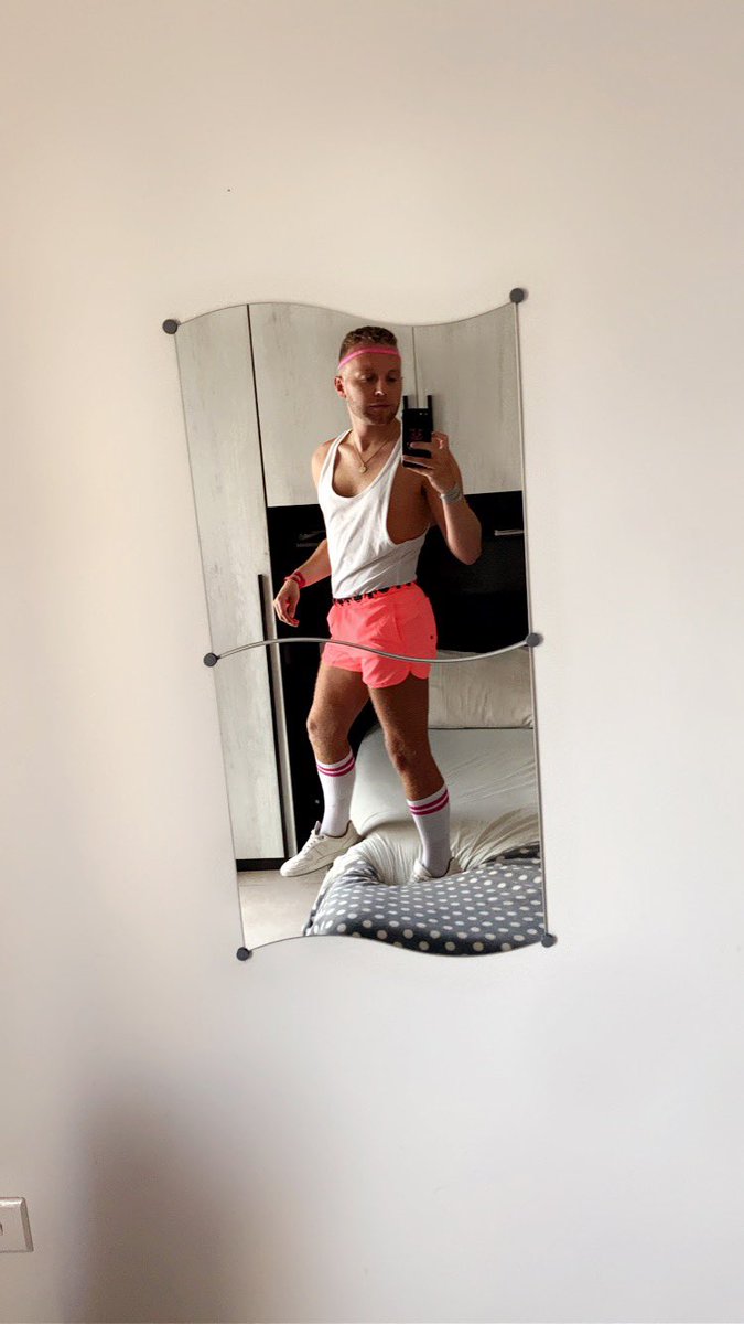 Wee_Mick's tweet photo. Ready for my first outdoor #Lollipop #Malta club night! 💕 I may have taken the #letsgetphysical theme a bit literally 🤸🏼 https://t.co/0oqCTHpKLZ