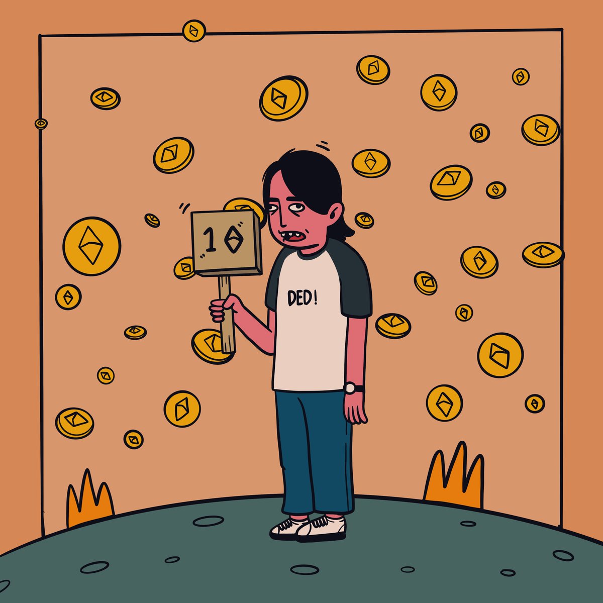 web4ded's tweet photo. Tell me how many times you heard on WEB3 'we are going to 1Eth Floor Price'.  WEB4 doesn't need that fucking shit.

WEB4 just gonna drop 1 Eth for FREE.

For someone with the most sweeps W4D NFT, counted from now within 48 hours.

FUCK FLOOR PRICE!

#W4D #NFT #FreeMint #1ETH https://t.co/tpVlxGLDDK